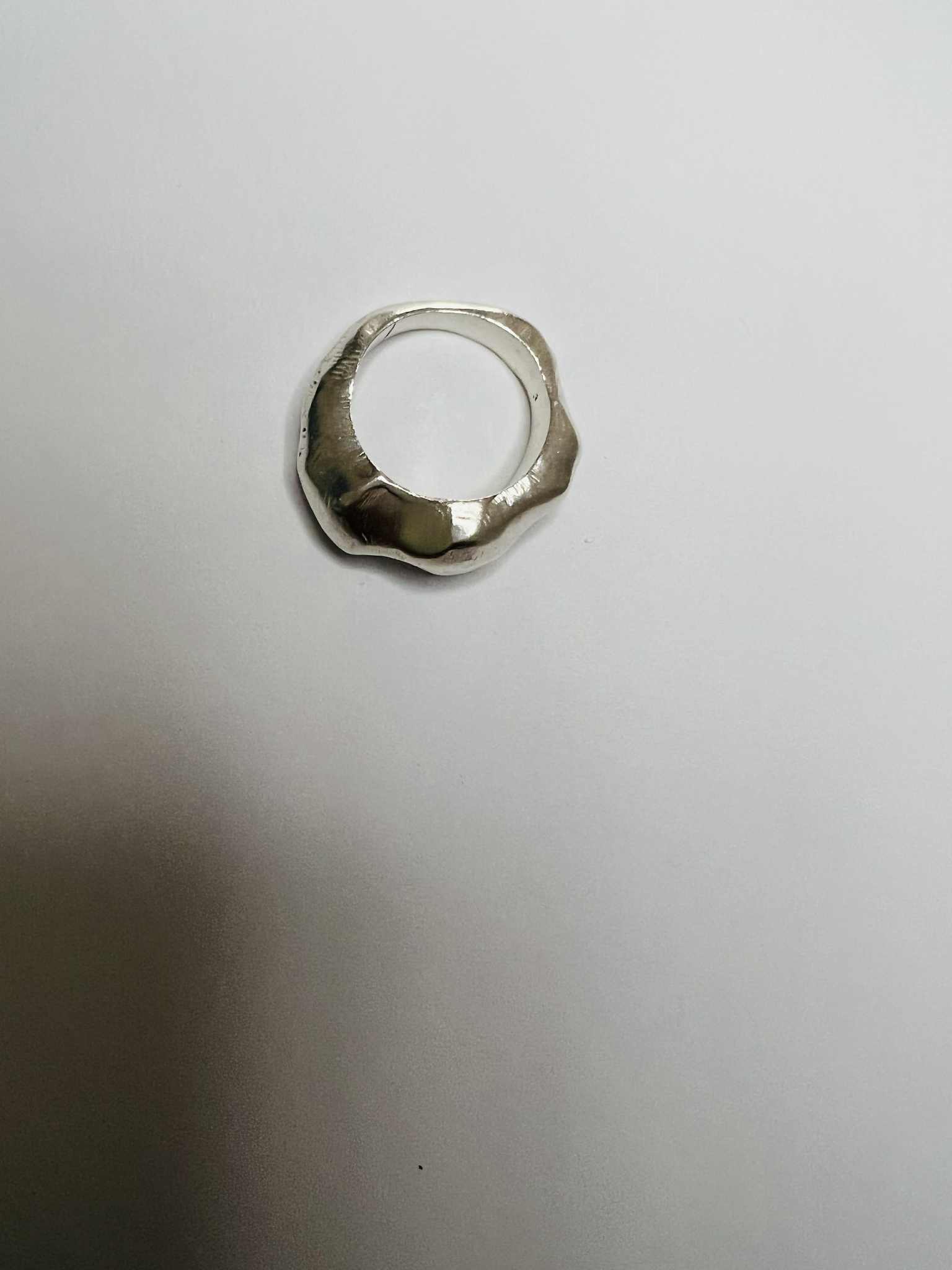 ELEGY UNMOLDED WAVE RING SIZE US 8 17-5 - Image 2